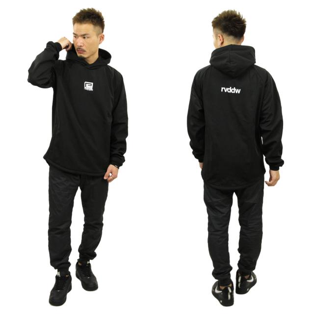 リバーサル パーカー メンズ 正規販売店 REVERSAL rvddw プルオーバーパーカー 撥水加工 WATER REPELLENT FLEECE PARKA rv20aw201 BLACK_8