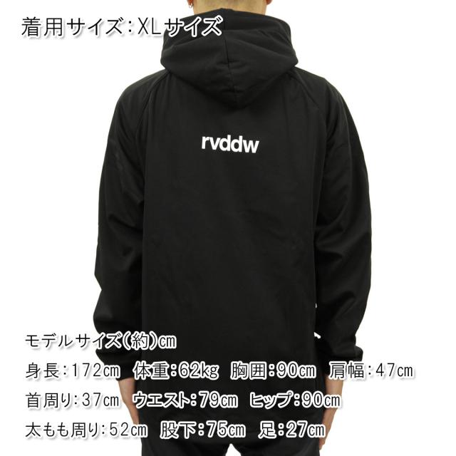 リバーサル パーカー メンズ 正規販売店 REVERSAL rvddw プルオーバーパーカー 撥水加工 WATER REPELLENT FLEECE PARKA rv20aw201 BLACK_1