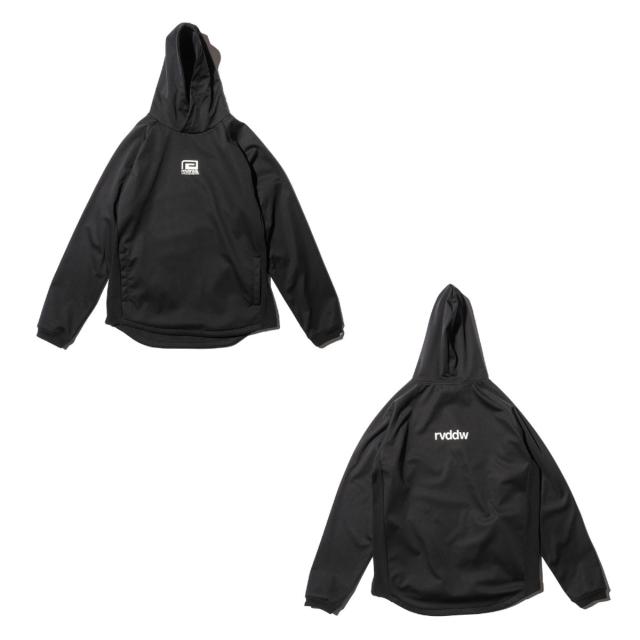 リバーサル パーカー メンズ 正規販売店 REVERSAL rvddw プルオーバーパーカー 撥水加工 WATER REPELLENT FLEECE PARKA rv20aw201 BLACK_2