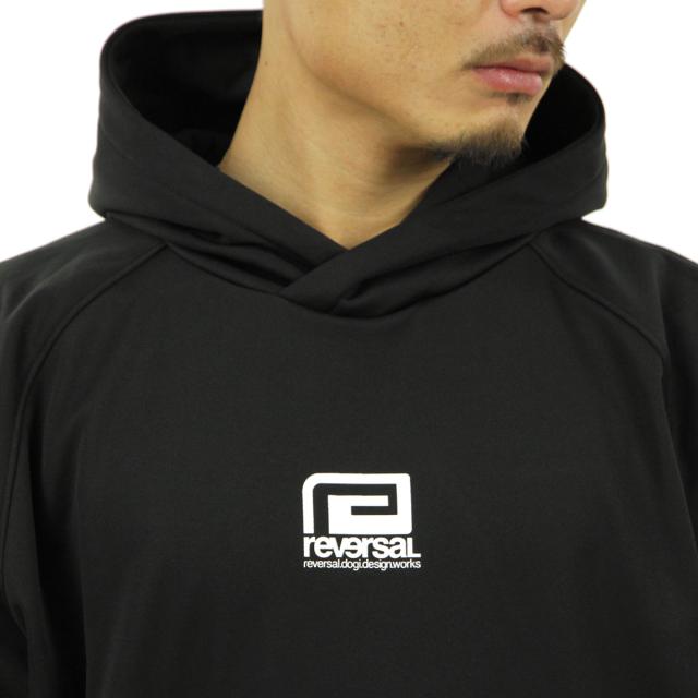 リバーサル パーカー メンズ 正規販売店 REVERSAL rvddw プルオーバーパーカー 撥水加工 WATER REPELLENT FLEECE PARKA rv20aw201 BLACK_4