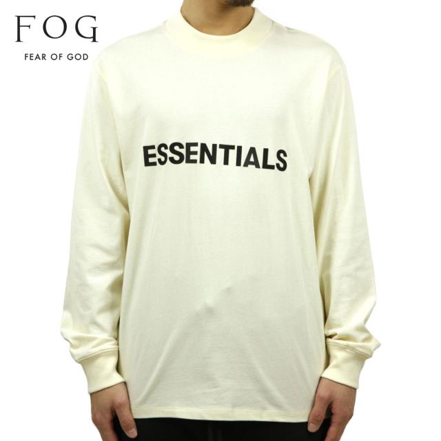 フィアオブゴッド fog essentials Tシャツ メンズ 正規品 FEAR OF GOD エッセンシャルズ 長袖Tシャツ ロゴ クルーネック FOG - FEAR OF GOD ESSENTIALS LONG SLEEVE CREAM クリスマス プレゼント ラッピング