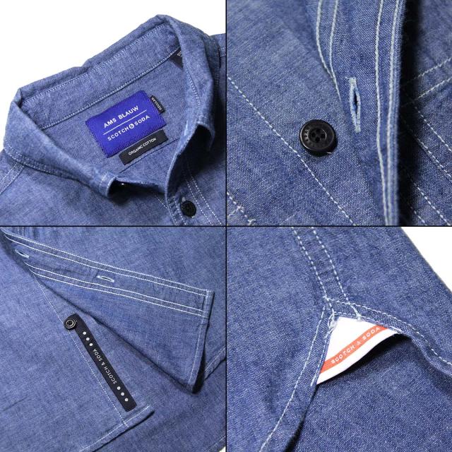 スコッチアンドソーダ シャツ メンズ 正規販売店 SCOTCH＆SODA 長袖