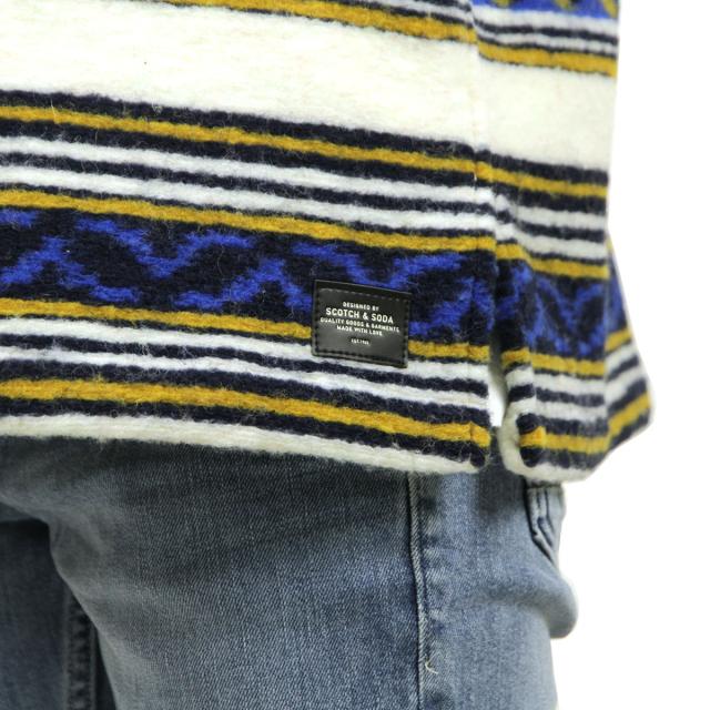 スコッチアンドソーダ アウター メンズ 正規販売店 SCOTCH＆SODA ジャケット シャツジャケット BLANKET-PATTERN INSPIRED BRUSHED SHIRT JACKET M 158813 0217 21821 09 COMBO A_5