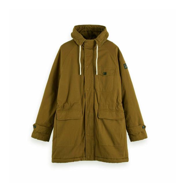 スコッチアンドソーダ アウター メンズ 正規販売店 SCOTCH＆SODA コート モッズコート CLASSIC PADDED ORGANIC COTTON PARKA JACKET M 158269 3851 21104 37 FAWN 父の日 プレゼント ラッピング_2