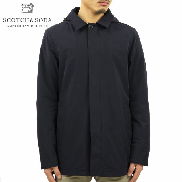 スコッチアンドソーダ アウター メンズ 正規販売店 SCOTCH＆SODA コート トレンチコート STRETCH TRENCH PARKA JACKET M 158274 0002 211