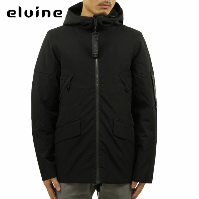 エルバイン アウター メンズ 正規販売店 elvine ジャケット ナイロンジャケット COLE NYLON JACKET FUNCTION STRETCH 193004 110 BLACK