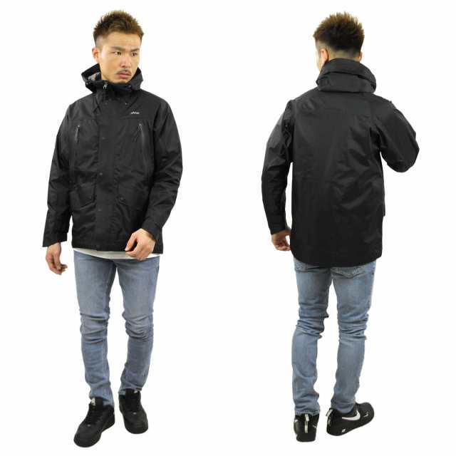 ナンガ オーロラ メンズ 正規販売店 NANGA ナイロンジャケット アウター シェルパーカー AURORA 3L FIELD SHELL PARKA  BLACK