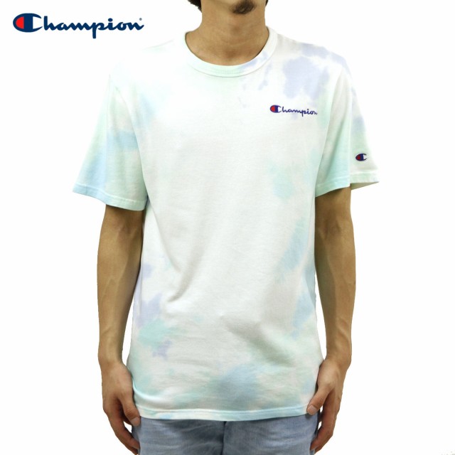 チャンピオン Tシャツ メンズ 正規品 Champion 半袖tシャツ タイダイtシャツ Cloud Dye Short Sleeve Tee T Z2s Blue Greenの通販はau Pay マーケット Mixon ミクソン