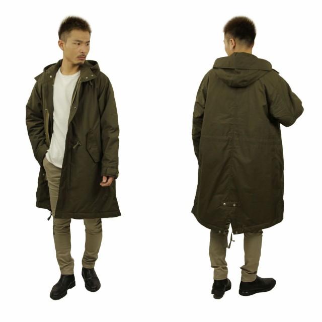 ヌーディージーンズ アウター メンズ 正規販売店 Nudie Jeans モッズコート KAJJAN WAXED PARKA JACKET OLIVE  G03 160690