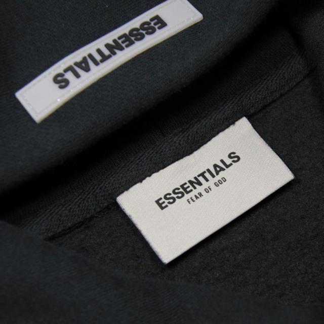 20%OFFセール 【販売期間 6/12 10:00〜6/21 9:59】 フィアオブゴッド fog essentials パーカー メンズ 正規品 FEAR OF GOD エッセンシャルズ プルオーバー ロゴ FOG - FEAR OF GOD ESSENTIALS CORE HOODIE BLACK 父の日 プレゼント ラッピング_7