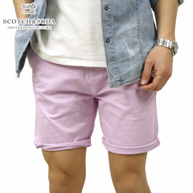 スコッチアンドソーダ ボトムス メンズ 正規販売店 SCOTCH＆SODA ハーフパンツ STUART - CLASSIC PIMA COTTON SHORT 160726 0706 32506 8