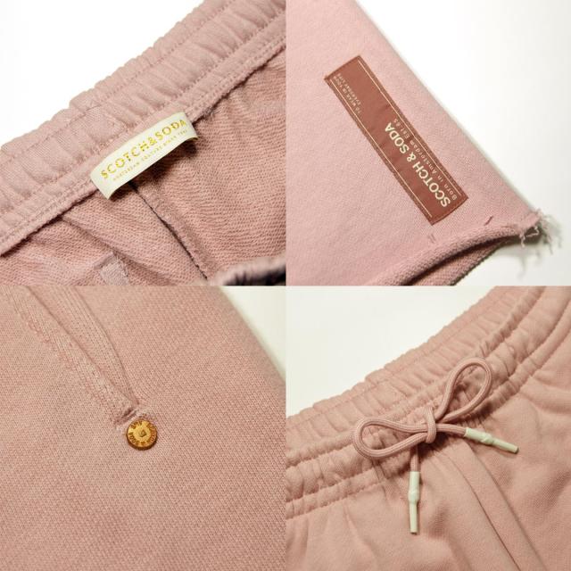 スコッチアンドソーダ ボトムス メンズ 正規販売店 SCOTCH＆SODA スウェットハーフパンツ SEASONAL FIT - CLASSIC ORGANIC COTTON FELPA SHORT 160747 1139 32513 12 MAUVE_6