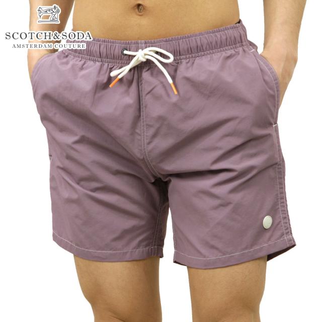 5%OFFセール 【販売期間 2/18 10:00〜2/25 9:59】 スコッチアンドソーダ 水着 メンズ 正規販売店 SCOTCH＆SODA スイムパンツ 無地 MID LENGTH - RECYCLED NYLON SOLID SWIM SHORT PANTS 160602 4153 38602 80 RESORTの通販は 7,837円