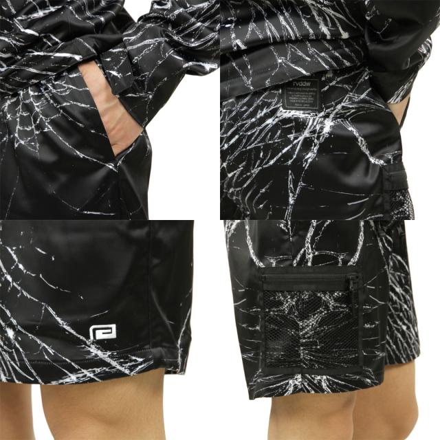 リバーサル ハーフパンツ メンズ 正規販売店 REVERSAL rvddw ボトムス クライミングショーツ ファイトショーツ BREAK THROUGH CLIMBING SHORTS rv21ss501 BLACK_4