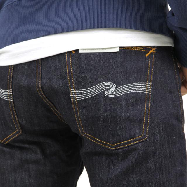 ヌーディージーンズ リーンディーン メンズ 正規販売店 Nudie Jeans ボトムス ジーンズ デニム LEAN DEAN ORGANIC DENIM JEANS DRY ECRU EMBO 112742_5