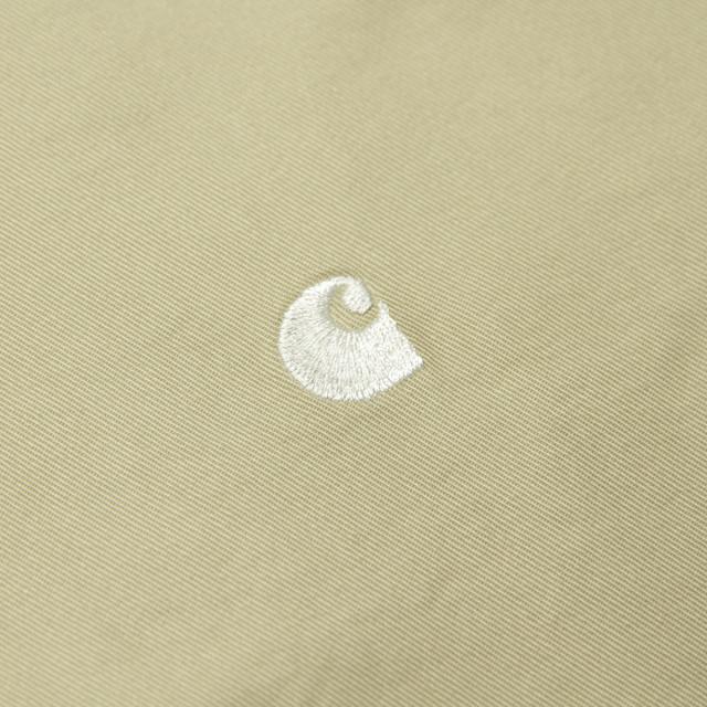 カーハート シャツ メンズ 正規品 CARHARTT WIP 長袖シャツ ボタンダウンシャツ LONG SLEEVE MADISON SHIRT WALL / WHITE BEIGE I023339 11DXX_4