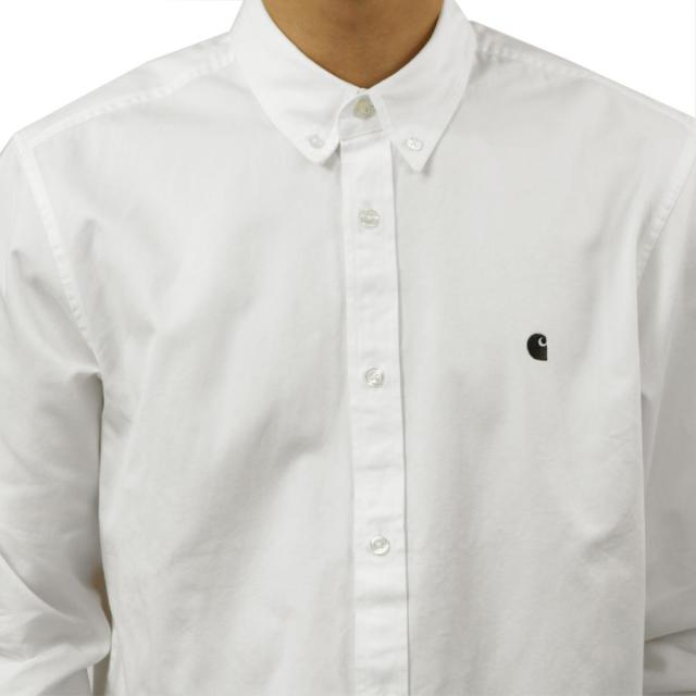 カーハート メンズ 長袖シャツ 正規品 CARHARTT WIP ボタンダウン カジュアルシャツ LONG SLEEVE MADISO