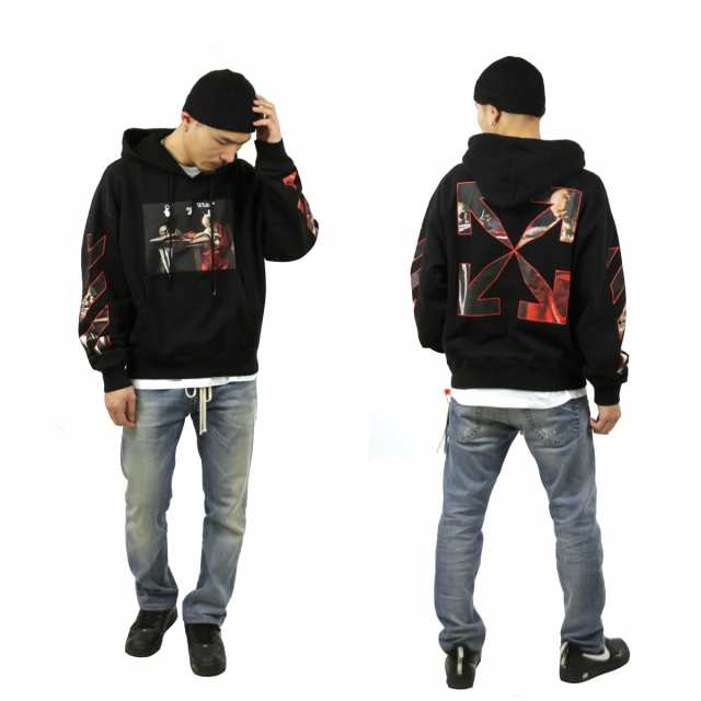 オフホワイト パーカー メンズ 正規品 OFF-WHITE プルオーバーパーカー カラバッジョ バックプリント CARAVAGGIO OVER  PULLOVER HOODIE Bの通販はau PAY マーケット - MIXON（ミクソン） | au PAY マーケット－通販サイト