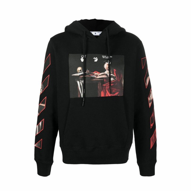 OFF-WHITE CARAVAGGIO HOODIE  オフホワイト　パーカーパーカー