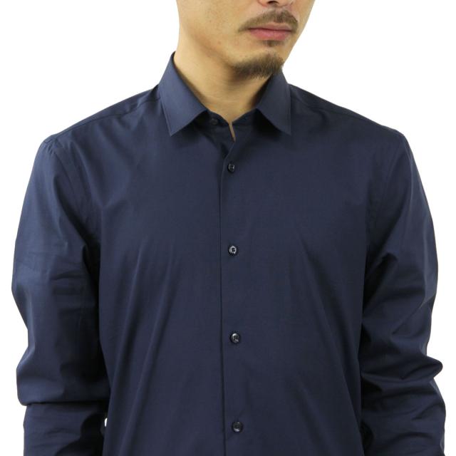スコッチアンドソーダ シャツ メンズ 正規販売店 SCOTCH＆SODA 長袖Yシャツ スリムフィット ストレッチ素材 CLASSIC STRETCH SHIRT SLIM FIT 132837 58 NIGHT 父の日 プレゼント ラッピング_3