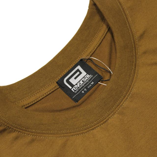 リバーサル ロンT メンズ 正規販売店 REVERSAL rvddw 長袖Tシャツ ロゴ