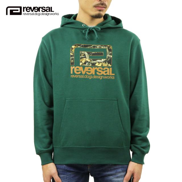 リバーサル パーカー メンズ 正規販売店 REVERSAL rvddw プルオーバーパーカー ボタニカル柄 BOTANICAL CAMO BIG MARK SWEAT PARKA rv21aw201 D.GREEN クリスマス プレゼント ラッピング