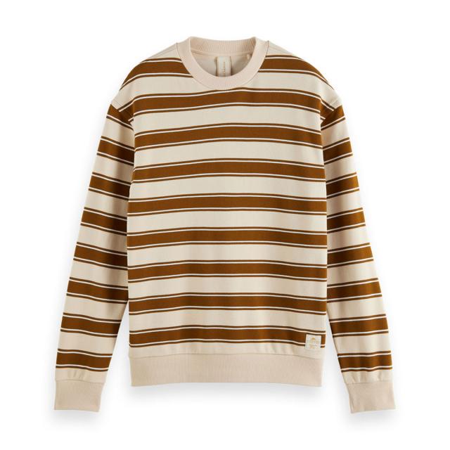 スコッチアンドソーダ スウェット メンズ 正規販売店 SCOTCH＆SODA ボーダー柄 トレーナー STRIPED CREWNECK FELPA SWEAT D COMBO A 162341 0217 43807 39_2