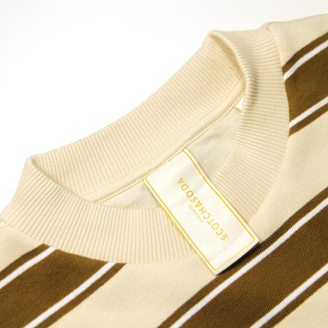 スコッチアンドソーダ スウェット メンズ 正規販売店 SCOTCH＆SODA ボーダー柄 トレーナー STRIPED CREWNECK FELPA SWEAT D COMBO A 162341 0217 43807 39_7