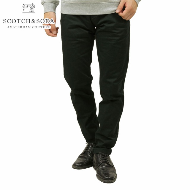 スコッチアンドソーダ チノパン メンズ 正規販売店 SCOTCH＆SODA ボトムス STUART- CLASSIC TWILL CHINO D SEA GREEN 162299 1966 41514