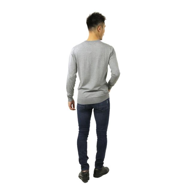 15%OFFセール 【販売期間 4/23 0:00〜4/29 9:59】 スコッチアンドソーダ セーター メンズ 正規販売店 SCOTCH＆SODA ニット クルーネック セーター CREWNECK JUMPER SWEATER 160449 0606 GREY MELANGE