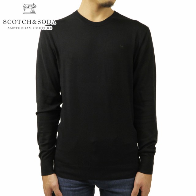 スコッチアンドソーダ セーター メンズ 正規販売店 SCOTCH＆SODA ニット クルーネック セーター CREWNECK JUMPER SWEATER 160449 0008 BL