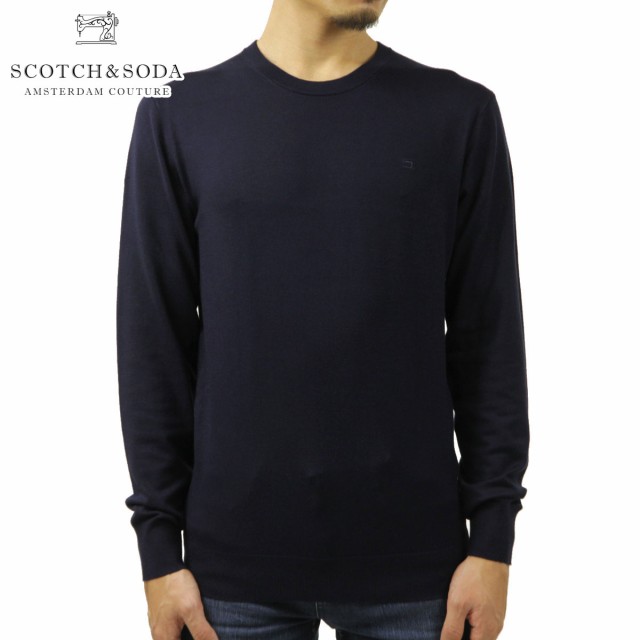 スコッチアンドソーダ セーター メンズ 正規販売店 SCOTCH＆SODA ニット クルーネック セーター CREWNECK JUMPER SWEATER 160449 0002 NI