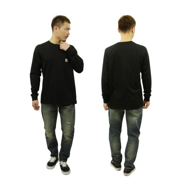 カーハート ロンT メンズ 正規品 CARHARTT WIP 長袖Tシャツ ポケT L/S POCKET T-SHIRT BLACK I022094 89 父の日 プレゼント ラッピング_8