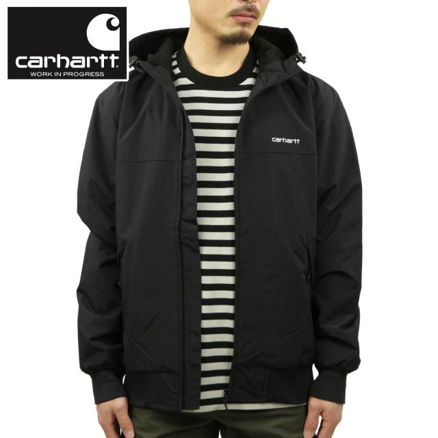 カーハート アウター メンズ 正規品 CARHARTT WIP ワークジャケット HOODED SAIL JACKET BLACK / WHITE I028436 0D2XXの通販は