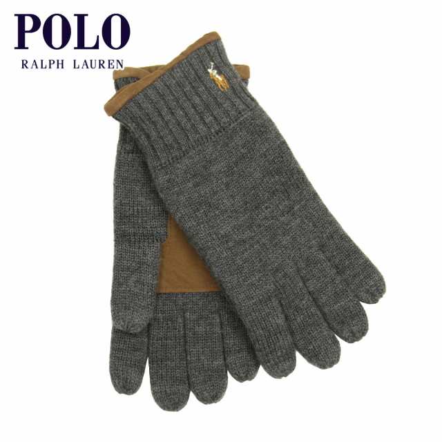 ポロ ラルフローレン 手袋 メンズ レディース 正規品 POLO RALPH LAUREN ニット 手ぶくろ グローブ CLASSIC LUX MERINO TOUCH GLOVE WITH