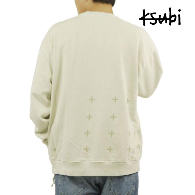 スビ スウェット メンズ 正規販売店 KSUBI トレーナー バックプリント クルーネック 4 X 4 BIGGIE CREW FLEECE SWEAT SHIRT DESERT 5000006298 TANの通販は