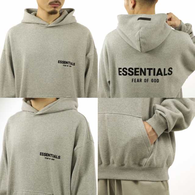 フィアオブゴッド fog essentials パーカー メンズ 正規品 FEAR OF GOD エッセンシャルズ ロゴ プルオーバーパーカー FOG  - FEAR OF GOD