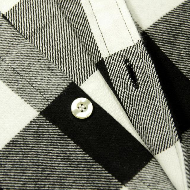 ロスコ シャツ メンズ 正規品 ROTHCO ネルシャツ フランネルシャツ チェック柄 ROTHCO EXTRA HEAVYWEIGHT BUFFALO PLAID FLANNEL SHIRT WHITE 4739_6