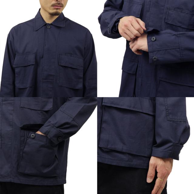 ロスコ BDUシャツ メンズ 正規品 ROTHCO BDUジャケット ワークシャツ ROTHCO RIP-STOP BDU SHIRT NAVY BLUE 8803 父の日 プレゼント ラッピング_3