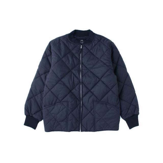 ロスコ MA-1 メンズ 正規品 ROTHCO キルティングジャケット アウター ROTHCO DIAMOND NYLON QUILTED FLIGHT JACKET NAVY BLUE 7160