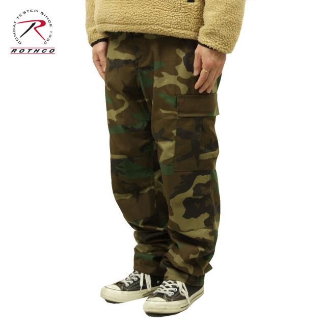 ロスコ 迷彩 パンツ メンズ 正規品 ROTHCO BDU カーゴパンツ ボトムス ROTHCO CAMO TACTICAL BDU PANTS WOODLAND CAMO 7941の通販は