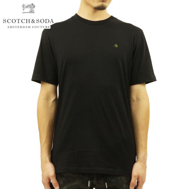 スコッチアンドソーダ Tシャツ メンズ 正規販売店 SCOTCH＆SODA 半袖Tシャツ クルーネック コットン BASIC ORGAN クリスマス プレゼント ラッピング