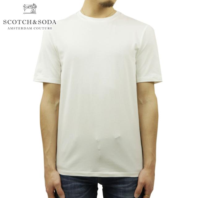 スコッチアンドソーダ Tシャツ メンズ 正規販売店 SCOTCH＆SODA 半袖Tシャツ クルーネック コットン BASIC ORGAN クリスマス プレゼント ラッピング