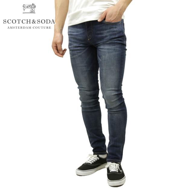 スコッチアンドソーダ デニム メンズ 正規販売店 SCOTCH＆SODA ジーンズ ジーパン SKIM PLUS DENIM JEANS P 166511 1031 55527 76 CLOUD OF SMOKE クリスマス プレゼント ラッピング