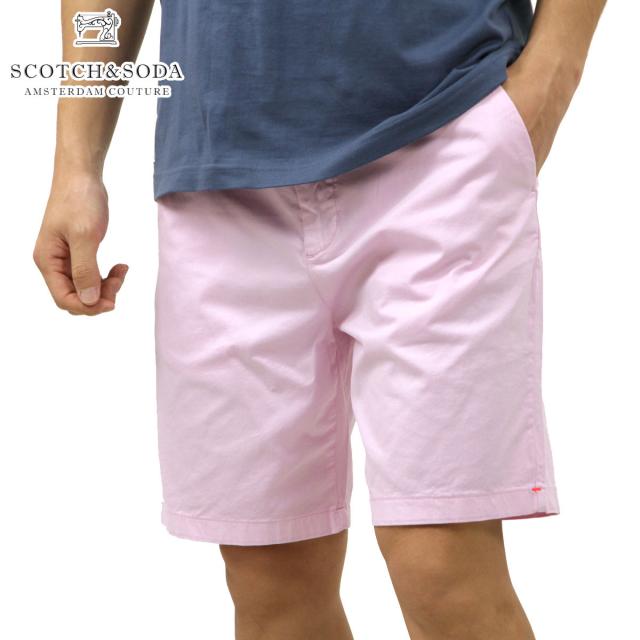 スコッチアンドソーダ ボトムス メンズ 正規販売店 SCOTCH＆SODA ショートパンツ ガーメントダイ STUART GARMENT クリスマス プレゼント ラッピング