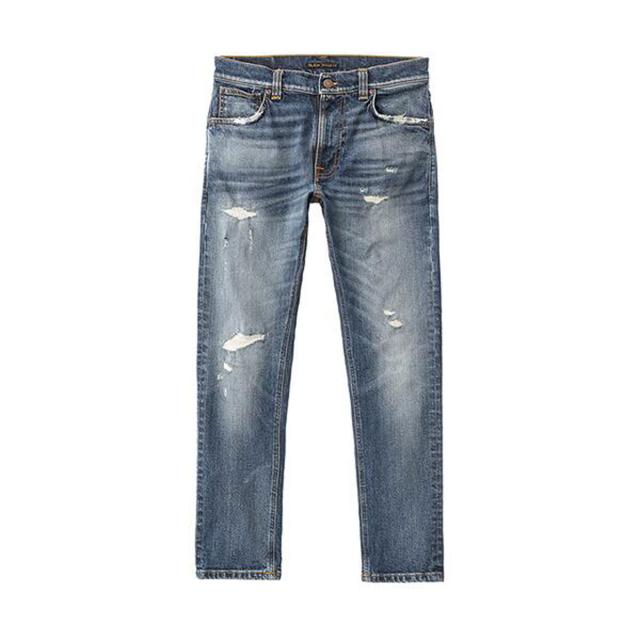 ヌーディージーンズ シンフィン メンズ 正規販売店 Nudie Jeans ボトムス デニムパンツ ジーパン THIN FINN DENIM JEANS BROKEN PROMISES 1133070 父の日 プレゼント ラッピング_2