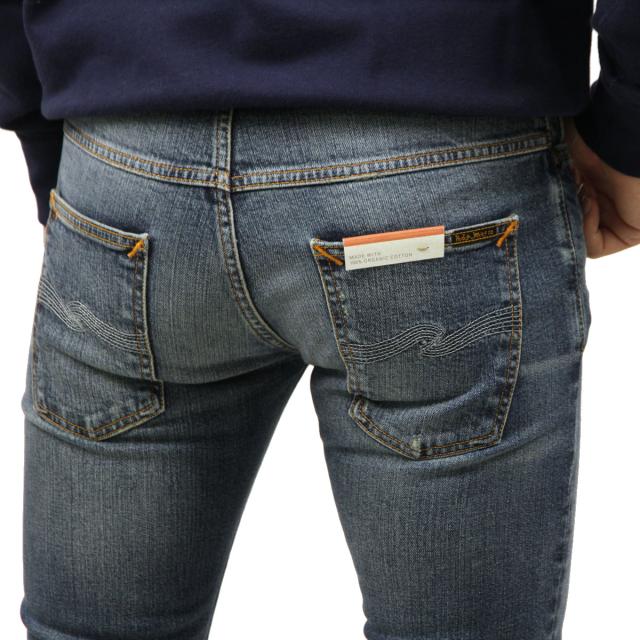 ヌーディージーンズ シンフィン メンズ 正規販売店 Nudie Jeans ボトムス デニムパンツ ジーパン THIN FINN DENIM JEANS BROKEN PROMISES 1133070 父の日 プレゼント ラッピング_4