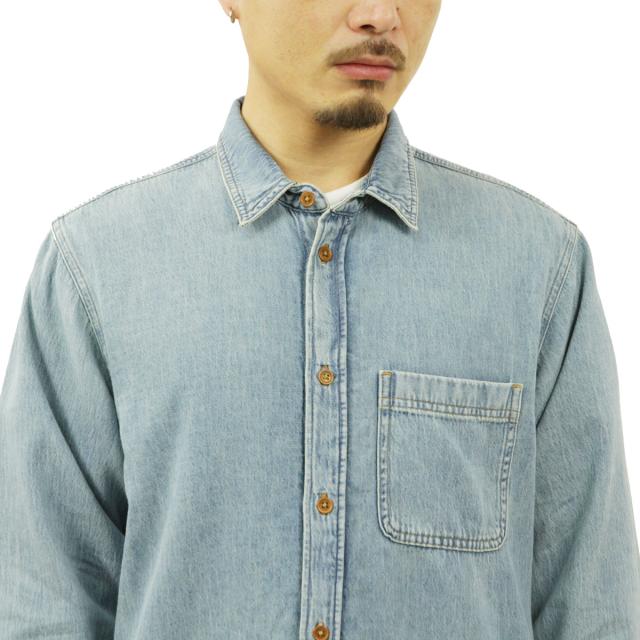 ヌーディージーンズ デニムシャツ メンズ 正規販売店 Nudie Jeans 長袖シャツ HEBBE DENIM SHIRTS SUNDAYS 14072 クリスマス プレゼント ラッピング ヌーディージーンズ デニムシャツ メンズ 正規販売店 Nudie Jeans 長袖