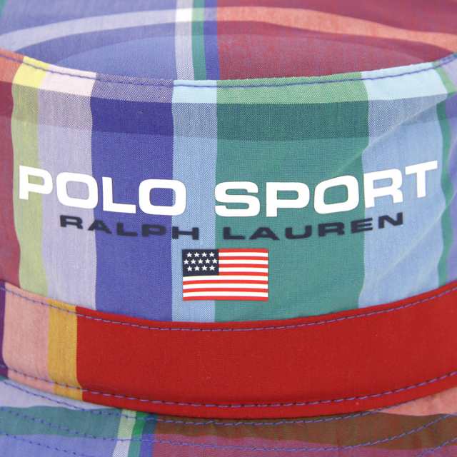 ポロ ラルフローレン 帽子 メンズ レディース 正規品 POLO RALPH LAUREN ハット バケットハット バケハ チェック柄 POLO  SPORT MADRAS BU