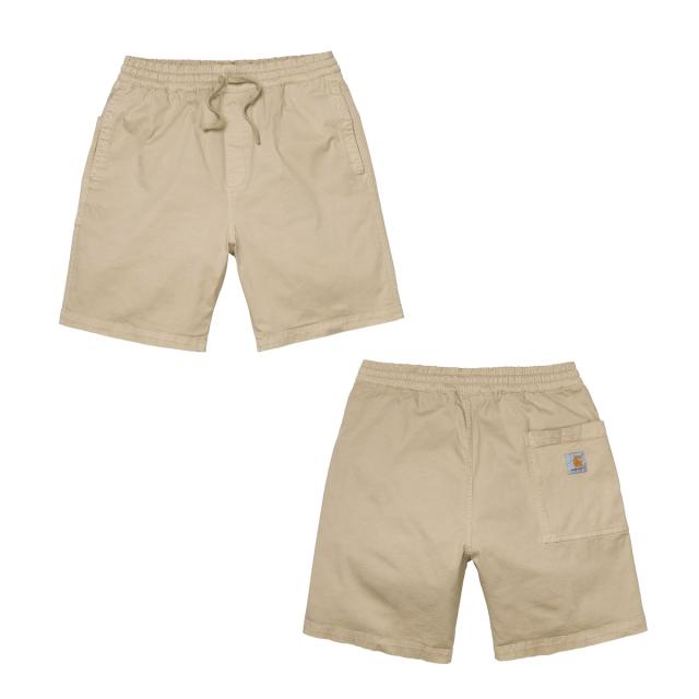カーハート ショートパンツ メンズ 正規品 CARHARTT WIP ストレッチショートパンツ 短パン ボトムス LAWTON STRETCH SHORT PANTS WALL BEIGE GARMENT DYED BEIGE I026518 G1GD_2